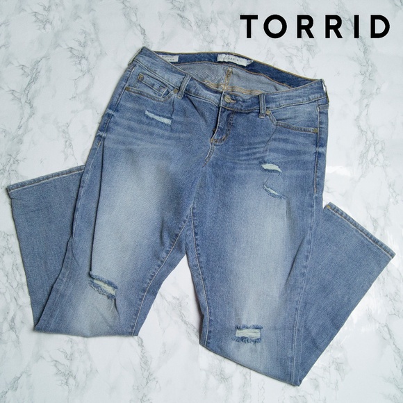 torrid ripped jeans